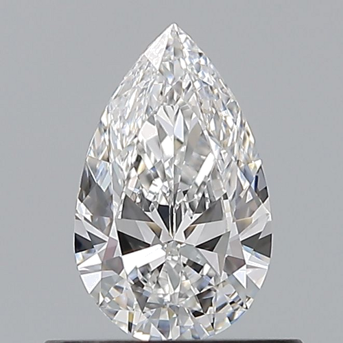 0.5 carat E-VVS2 Natūralus Pear Deimantas (1)