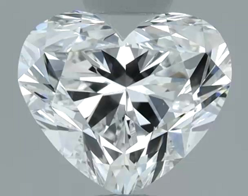 1.0 carat F-VS2 Natūralus Heart Deimantas (1)