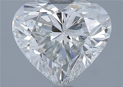 1.83 carat H-SI1 Natūralus Heart Deimantas (1)