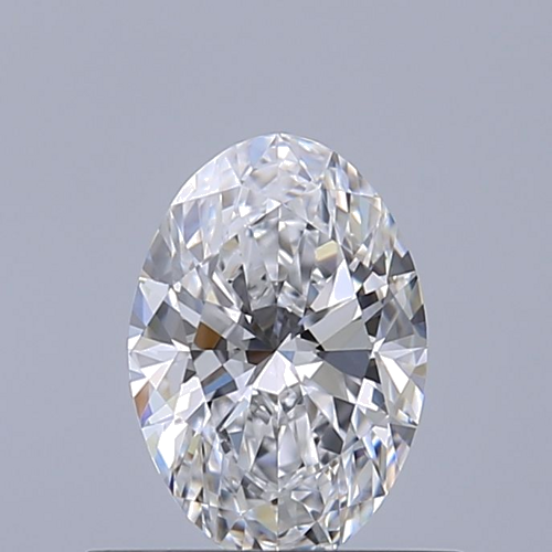 0.5 carat D-VVS2 Natūralus Oval Deimantas (1)