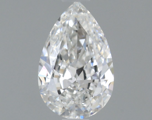 0.43 carat F-VVS2 Natūralus Pear Deimantas (1)