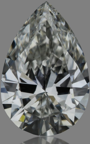 0.33 carat H-VVS1 Natūralus Pear Deimantas (1)