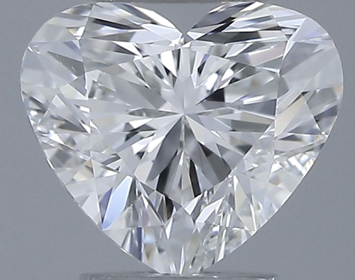 0.5 carat F-VS2 Natūralus Heart Deimantas (1)