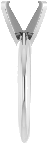 Sužadėtuvių Žiedas „Solitaire“ 585 Baltojo Aukso Round 9mm (4)