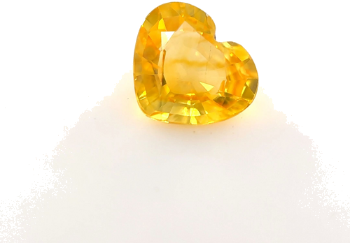 0.64 carat YELLOW Heart Safyras (1)