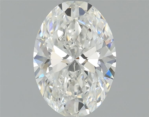 0.4 carat F-VVS2 Natūralus Oval Deimantas (1)
