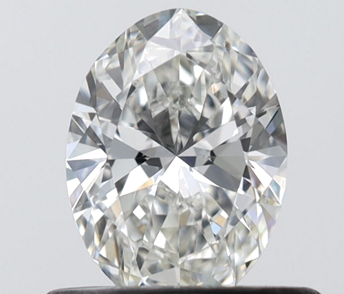 0.5 carat H-VVS2 Natūralus Oval Deimantas (1)