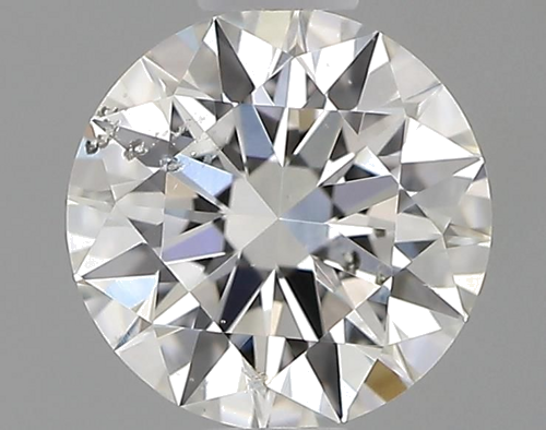 0.42 carat F-SI2 Excellent cut Natūralus Round Deimantas (1)