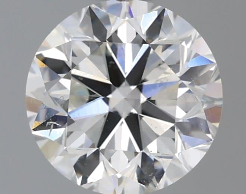 1.21 carat H-SI2 Very Good cut Natūralus Round Deimantas (1)