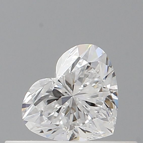 0.32 carat D-VVS1 Natūralus Heart Deimantas (1)