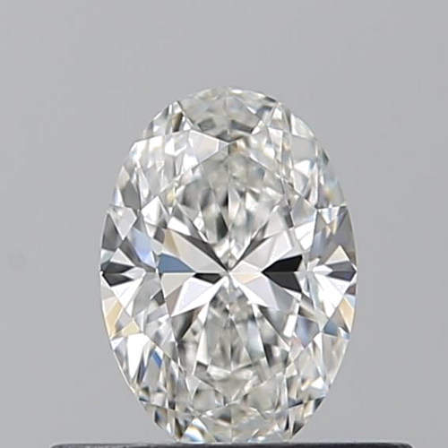 0.42 carat G-VVS2 Natūralus Oval Deimantas (1)