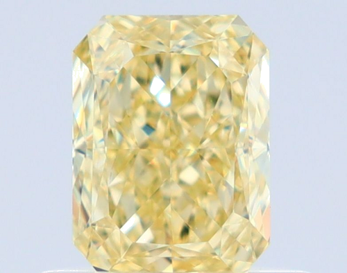 0.61 carat Fancy Yellow-VS2 Natūralus Radiant Deimantas (1)