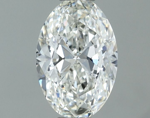 0.61 carat H-SI1 Natūralus Oval Deimantas (1)