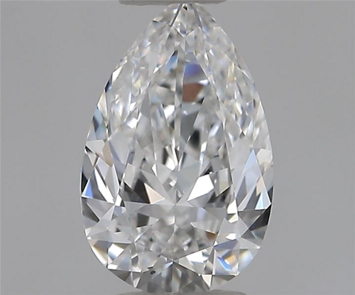 0.5 carat D-SI1 Natūralus Pear Deimantas (1)