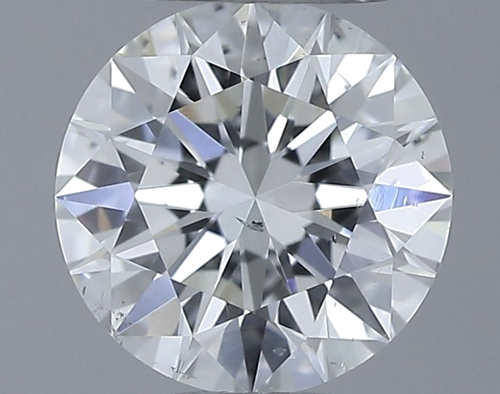 0.52 carat F-SI1 Excellent cut Natūralus Round Deimantas (1)