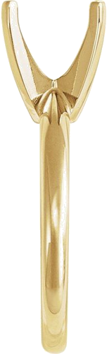 Sužadėtuvių Žiedas „Solitaire“ 14k yellow gold Elongated Cushion 8mm x 6mm (3)
