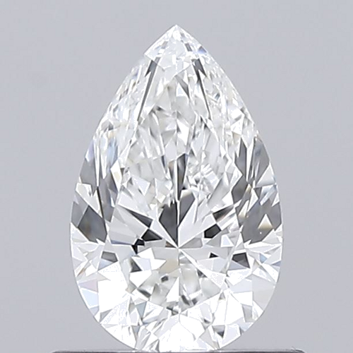 0.71 carat F-VS1 Natūralus Pear Deimantas (1)