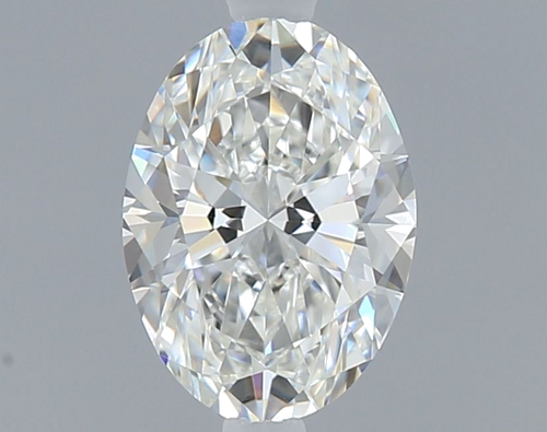 0.46 carat G-VVS2 Natūralus Oval Deimantas (1)