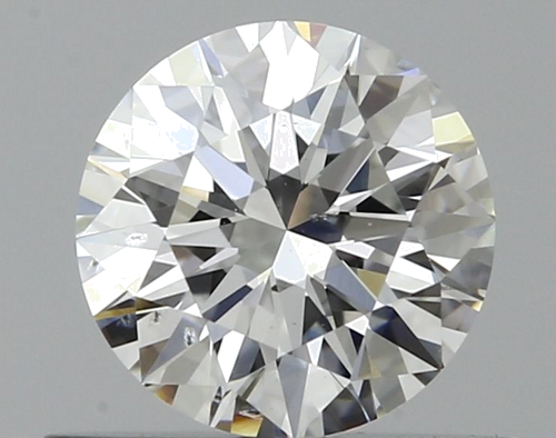 0.5 carat F-SI1 Excellent cut Natūralus Round Deimantas (1)