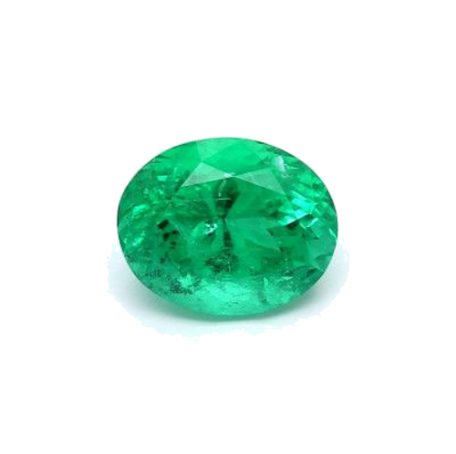 3.99 carat GREEN MODIFIEDBRILLIANT cut Oval Smaragdas (1)