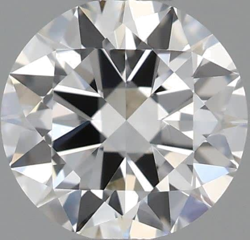 0.5 carat F-VVS2 Excellent cut Natūralus Round Deimantas (1)