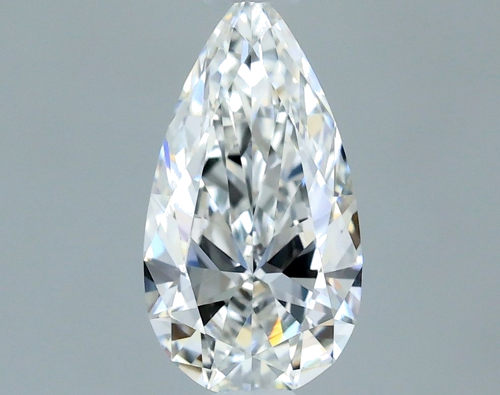 0.42 carat F-VVS1 Natūralus Pear Deimantas (1)
