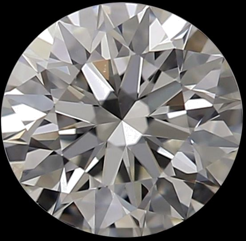 0.52 carat I-SI1 Excellent cut Natūralus Round Deimantas (1)