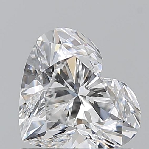0.91 carat E-SI2 Natūralus Heart Deimantas (1)