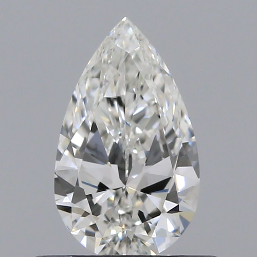 0.5 carat G-VVS2 Natūralus Pear Deimantas (1)
