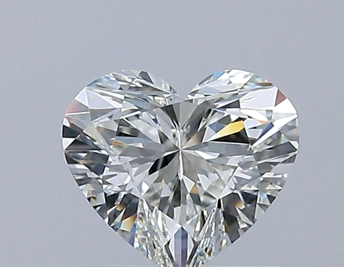 0.72 carat J-VVS2 Natūralus Heart Deimantas (1)