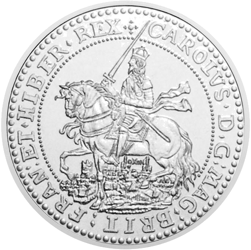 Charles I Oxford Crown Replica Great Britain Gold Coin (1)