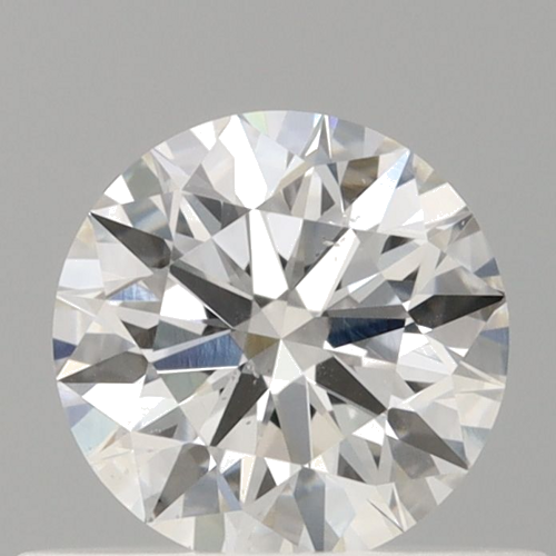 0.5 carat F-SI1 Excellent cut Natūralus Round Deimantas (1)