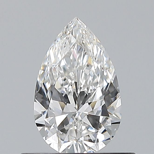 0.5 carat E-VS1 Natūralus Pear Deimantas (1)