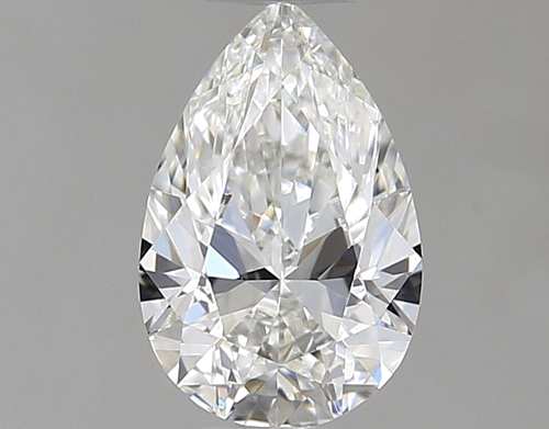 0.35 carat G-VVS2 Natūralus Pear Deimantas (1)