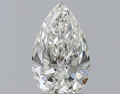 1.5 carat H-VS1 Natūralus Pear Deimantas (1)