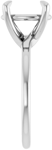 Sužadėtuvių Žiedas 18k white gold Oval 11mm x 9mm (4)