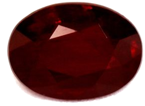0.88 carat RED Oval Rubinas (1)