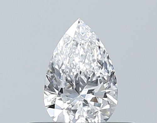 0.3 carat D-VVS1 Natūralus Pear Deimantas (1)