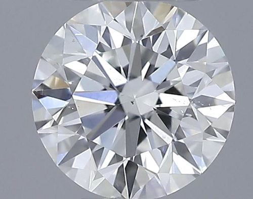 0.53 carat F-SI1 Excellent cut Natūralus Round Deimantas (1)
