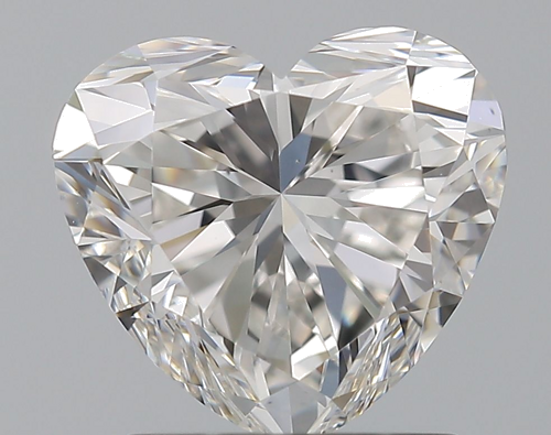 1.7 carat G-VS2 Natūralus Heart Deimantas (1)