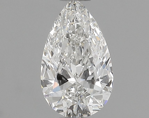 0.62 carat F-VVS2 Natūralus Pear Deimantas (1)
