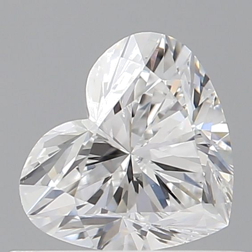 0.59 carat D-VS2 Natūralus Heart Deimantas (1)