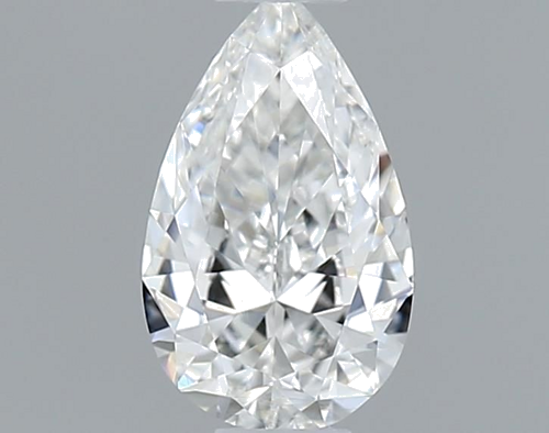 0.26 carat F-VVS2 Natūralus Pear Deimantas (1)
