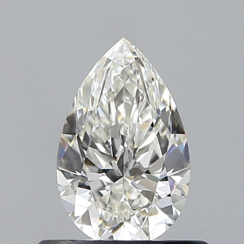 0.58 carat H-VVS2 Natūralus Pear Deimantas (1)