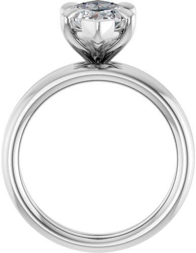 Sužadėtuvių Žiedas „Claw-Prong Solitaire“ 14k white gold Marquise 14mm x 7mm (7)