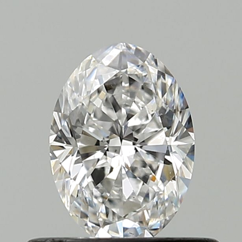 0.5 carat D-SI1 Natūralus Oval Deimantas (1)