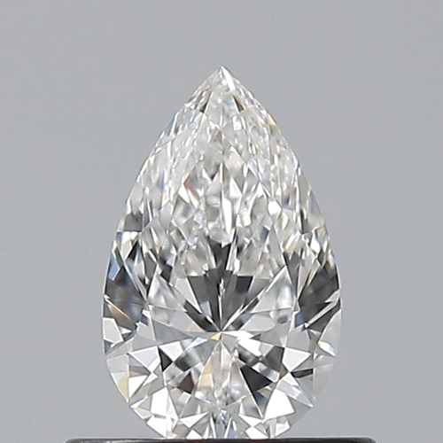 0.52 carat E-VVS1 Natūralus Pear Deimantas (1)