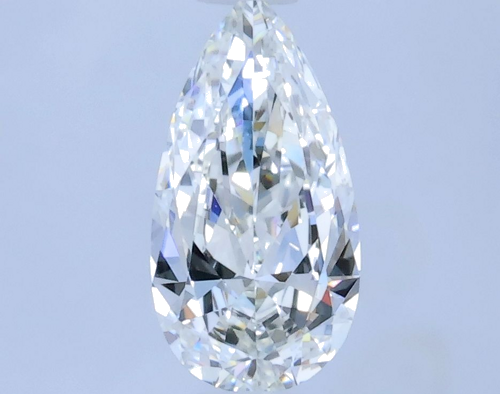 0.5 carat G-VVS1 Natūralus Pear Deimantas (1)