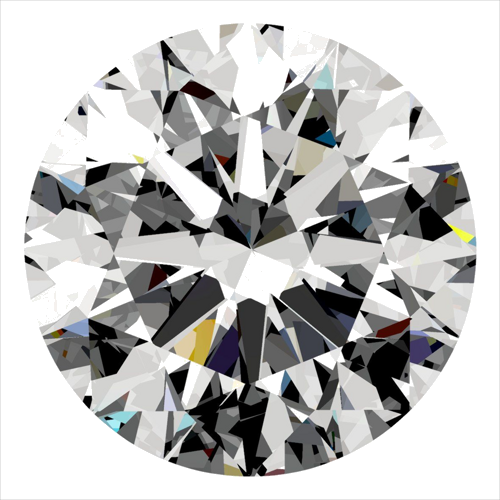 0.3 carat G-SI2 Excellent cut Natūralus Round Deimantas (1)