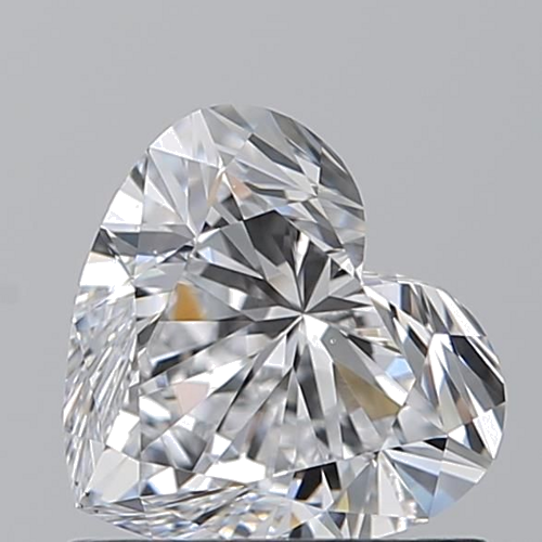 0.9 carat D-VS2 Natūralus Heart Deimantas (1)